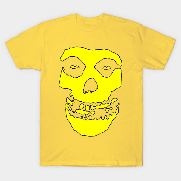 Crimson Ghost - Yellow Solid T-Shirt by Controlled Chaos